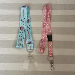ネックストラップ2点セット カナヘイ、ケアベア