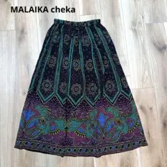 【新品】MALAIKA chekaマライカチェカ　エスニック柄プリントスカートのサムネイル