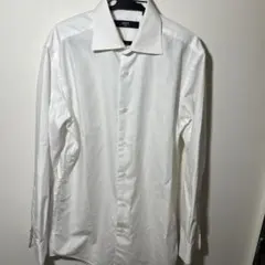 桃*ー様 SHIPS ホワイト 長袖シャツ メンズM 白シャツ 39 シップス