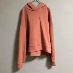 【gu】ダブルフェイスプルパーカー　フード　長袖　カジュアル　オシャレ　古着