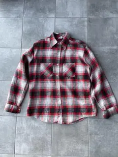 70s BIG MAC チェック柄ネルシャツ Lサイズ