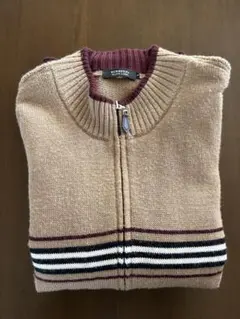 BURBERRY BLACK LABEL ジップアップニット サイズ3