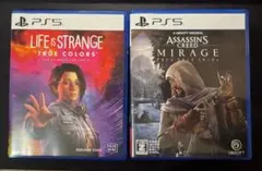 【PS5】ライフイズストレンジ トゥルーカラーズとアサシンクリード ミラージュ