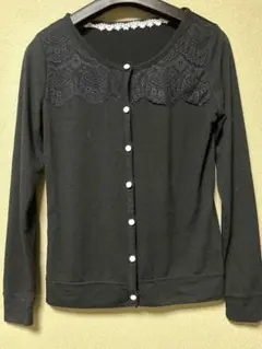 レディース　カーディガン　ブラック