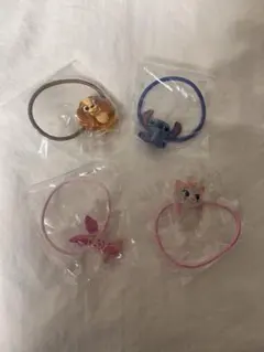 ディズニーキャラクターTwinkleゴム　マリー　レディ スティッチ ピグレット