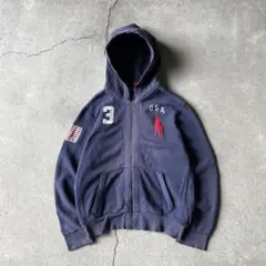 Polo by Ralph Lauren ビッグポニー ジップパーカー ネイビー