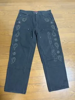 Supreme 弾痕プリント ワークパンツ 激レア - メルカリ