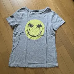 RUSTY 半袖Tシャツ グレー パームツリープリントのサムネイル