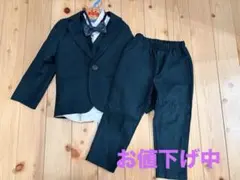 フォーマルスーツセット ダークグリーン 120cm 卒園式　入学式