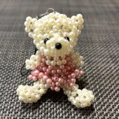 ビーズクマストラップ