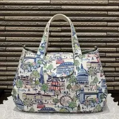 ハンドメイド＊蓋付きトートバック・キャスキッドソン