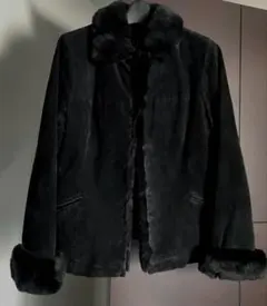 BOSCH ファー付き　黒　ジャケット