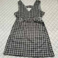 JENNI love チェック柄 ノースリーブワンピース