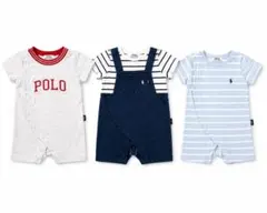 POLO RALPH LAUREN ベビー ロンパース 3枚セット 60-70のサムネイル