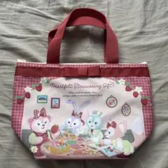 ダッフィースーベニア　ランチケース　ストロベリーギフト