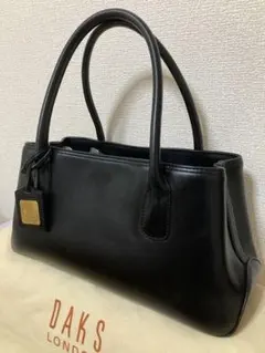 ＊ダックス＊　ハンドバッグ　トートバッグ　シンプル　レザー　ブラック　フォーマルのサムネイル