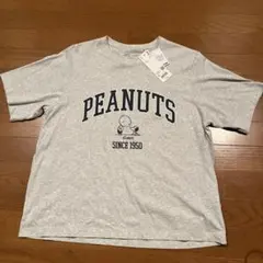 UNIQLO UT PEANUTS Tシャツ グレー XL