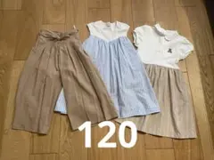 petit main,ikka 女の子 ワンピース＆パンツセット　120cm夏服