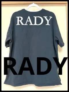 【Rady レディ】バックデカロゴ入♡オーバーサイズダボTシャツ♡のサムネイル