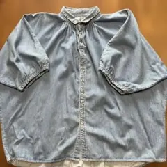 Brocante デニムプルオーバー 半袖シャツのサムネイル