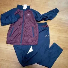 FILA ジャージセット ワインレッド/ネイビー