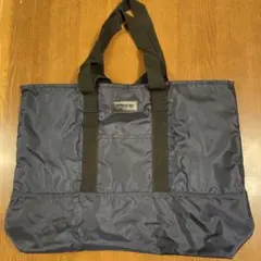 COMME CA ISM ポリエステルトートバッグ 紺　軽量