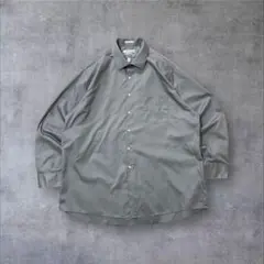 F*b様 【VAN HEUSEN】US輸入アメリカ古着無地長袖シャツグレーメンズ