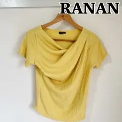 Ranan ラナン　2WAYドレープオフショルリブTシャツのサムネイル
