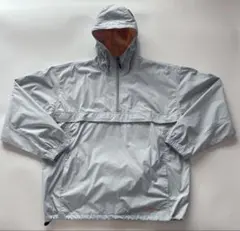 NIKE 黒タグ アノラックパーカー XXL ライトブルー×オレンジ