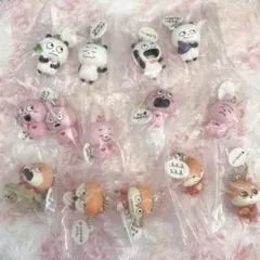 にしむらゆうじ ごきげんぱんだ こねずみ ラブラビット マスコット セット