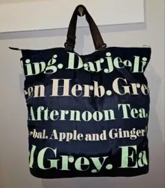 新品アフタヌーンティーafternoonteaトートバッグ紅茶ロゴタイポグラフィのサムネイル