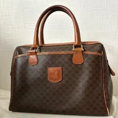 CELINE セリーヌ マカダム柄 ミニボストン/ハンドバッグ