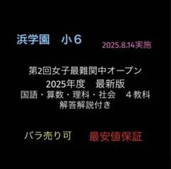 2026年最新】浜学園 小6 復習テストの人気アイテム - メルカリ