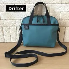 Drifter ラウンドショルダーバッグ Sサイズ ターコイズ　ユニセックス