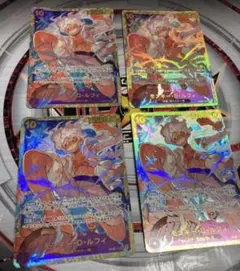 モンキー・D・ルフィ　OP05 sec ワンピースカード　4枚セット