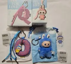 ラブブ イニシャル アルファベット キーリング　O