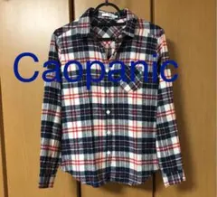 チャオパニック　チェックネルシャツ