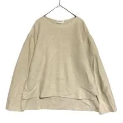 オペークドットクリップ　リブニット　ラメアイボリー　36 / S