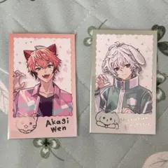 にじさんじ わんにゃんdays 赤城ウェン 叢雲カゲツ チェキ