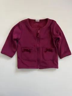 SIMPLE FREE カーディガン 70 紫紅色