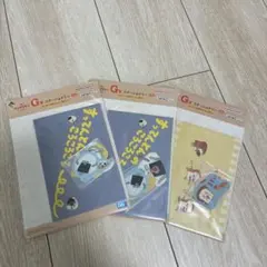 パンどろぼう一番くじ G賞バンダイ ステーショナリーセット 3枚セット