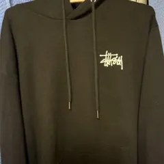 Stüssy 黒 フード付きパーカー