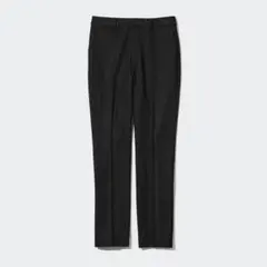 UNIQLO ヒートテックスリムストレートパンツ　黒　あったか　きれいめ