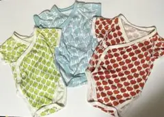 ユニクロ 半袖　ボディスーツ　前あき　まとめ売り　60 70 ロンパース