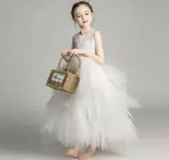 OWIEOW 子供 ドレス ピアノ 発表会 お姫様 ドレス フォーマル 110