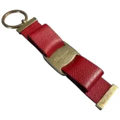 Salvatore Ferragamo キーホルダー ヴァラリボン 赤のサムネイル