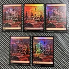 FOIL】MTG スパイダーマン 基本土地 沼 5枚セット - メルカリ