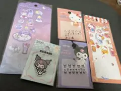 使いかけ・ハローキティとクロミのシールセット