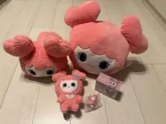 ふわもこおすわり ねんね ぬいぐるみ クッション GIGO モモ モブリー