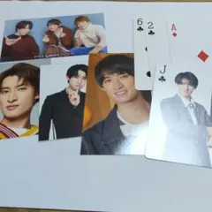 Snow Man　向井康二くん　厚紙4枚セットとトランプ